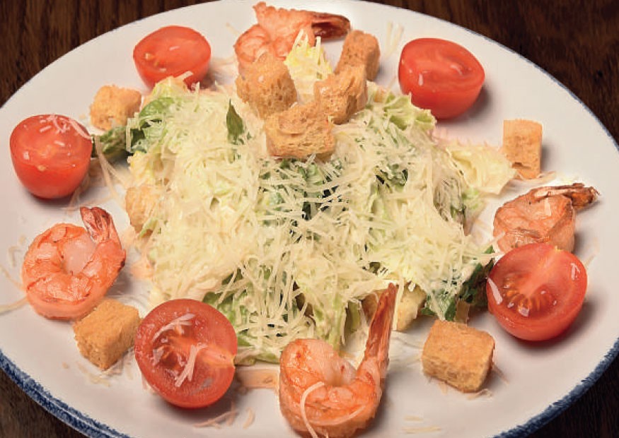 «Caesar» Salad with Shrimps