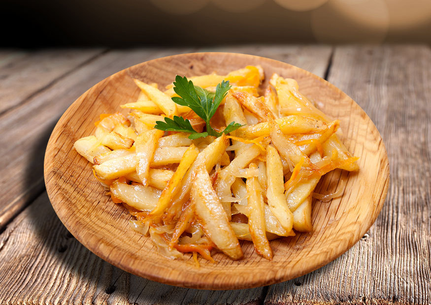 Home-styled fried potatoes