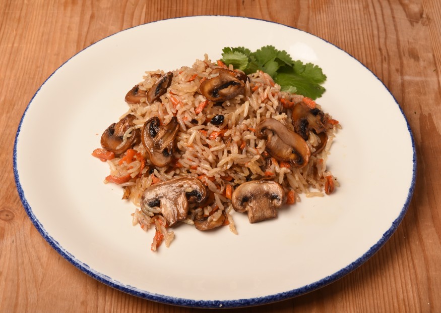 Pilaf with mushrooms