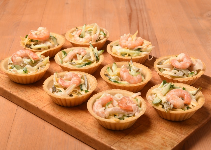 Lagoon salad tartlets