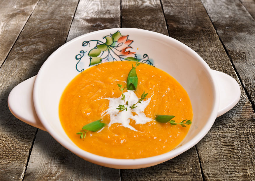 Pumpkin cream soup