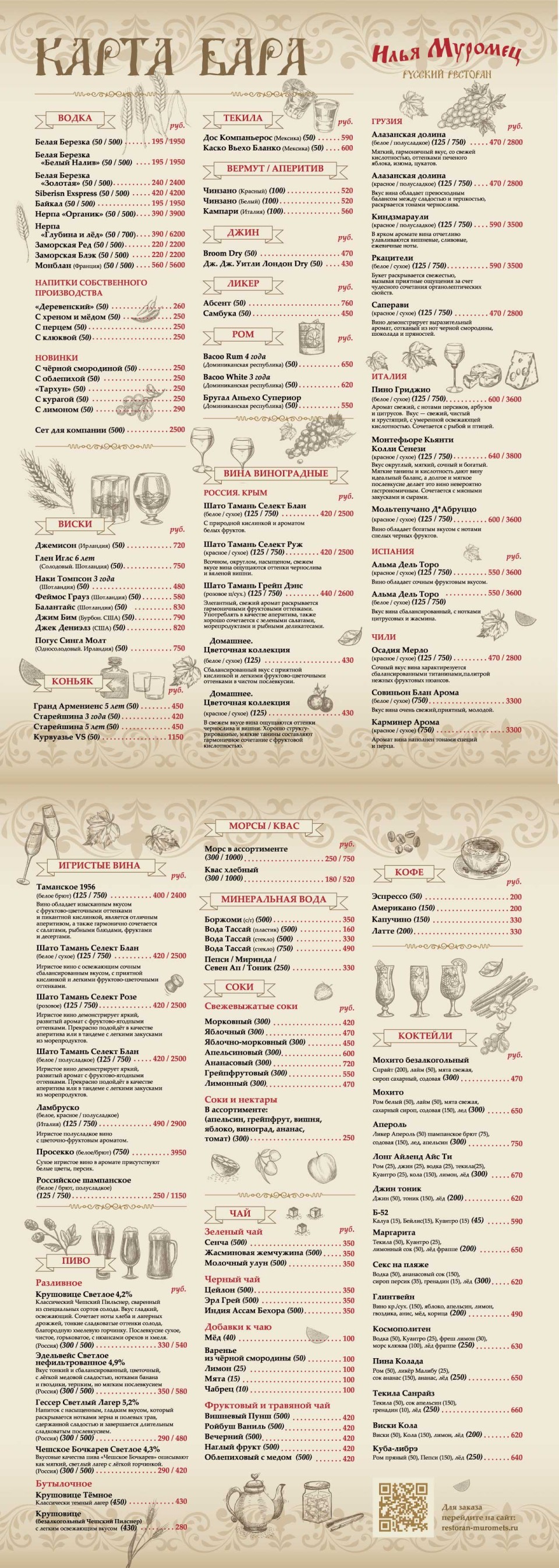 Bar card