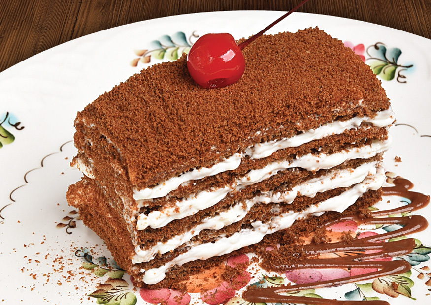 Торт «Шоколадный медовик»